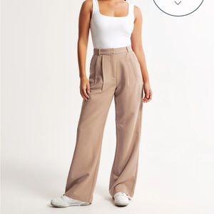 NWT Abercrombie & Fitch Curve Love Sloane Tailored Pant, 12R 31